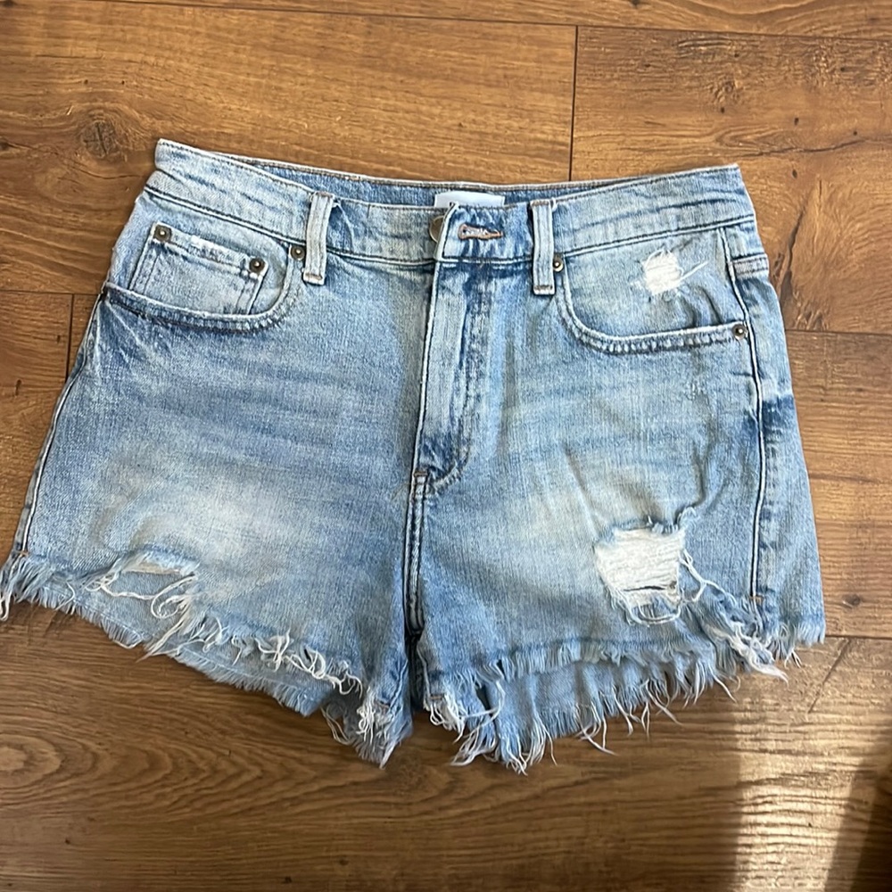 Pistola high waist denim shorts